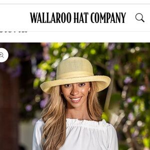 Wallaroo “Victoria” Poly-Straw Sun Hat – Lemon Yellow – Lightweight Summer Hat